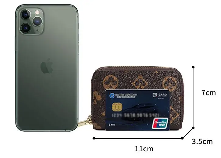 

2020 New Organ Card Multifunctional Coin Purse Bank Card Female Business Card Case Pasjeshouder Mannen Visitekaarthouder