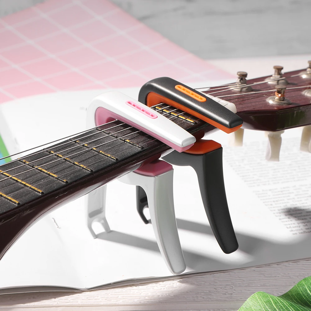 Зажим металлический каподастр для гитары Капо-тюнер акустической электрогитары