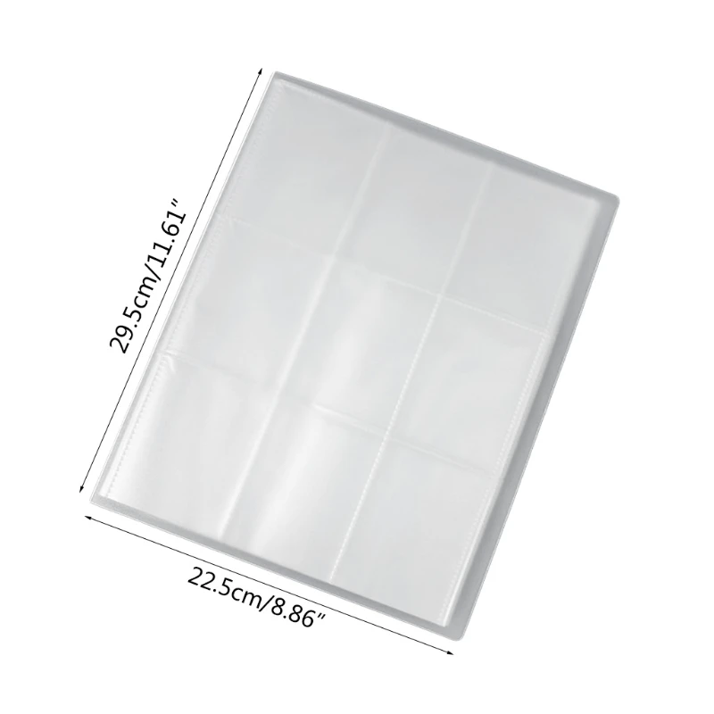 

50LE Interstitial Album Large Capacity 432 Pockets Photo Album for Photo/ Movie Ticket and More Commemorative Card Book