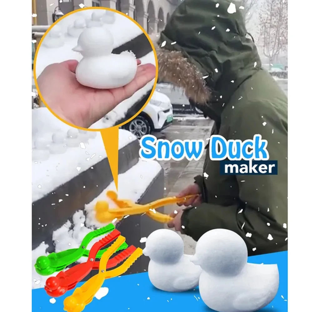 4 шт. Снежный снежок производитель клипса в форме животного Дети Зимний спорт на