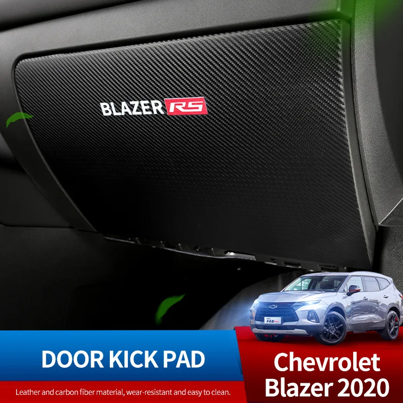 

For Chevrolet Blazer 2020 Car Door Sill Anti Kick Pad Protection Side Edge Film Protector Stickers Automotive Interior Decorate