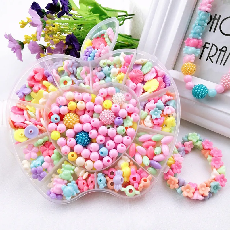 

500pcs Creative Early Childhood Education Children's Educational Toys Handmade Sun Flower DIY Children's Fun Beaded