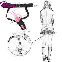 sm belt vibrator harness holder adjustable waist wearable design constrained forced strap for dildo wand massager adult sex toys