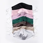 Маска для лица модная летняя для женщин ультратонкая двухслойная Солнцезащитная маска для рта Шелковая Маска для Хэллоуина косплея Для Взрослых Маски для лица