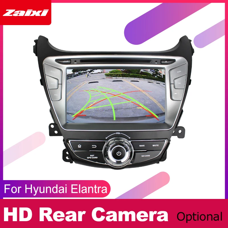 ZaiXi android автомобильный dvd gps мультимедийный плеер для Hyundai Elantra 2014 ~ 2016 навигация
