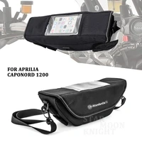 motorcycle handlebar navigation gps waterproof bag travel bag for aprilia caponord 1200 rally abs caponord1200 storage bag