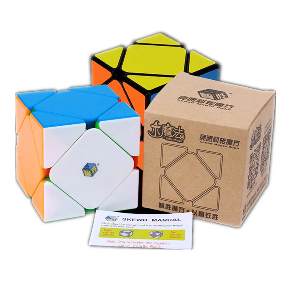 

Yuxin Little Magic Skew Magic Cube 3x3x3 Torsion Skew Speed Cube Professional Puzzle Bricks Block Gift Toys for Children