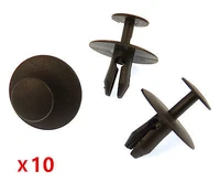 10x for peugeot bonnetbumpergrille plastic rivet clips trim clips fasteners
