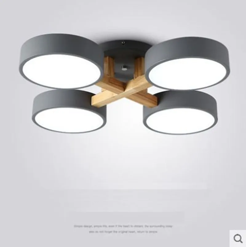 Современная Минималистичная потолочная лампа в скандинавском стиле для спальни