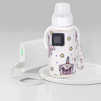 usb milk water warmer travel stroller insulated bag baby nursing bottle heater mug portable storage bag with data line drop ship