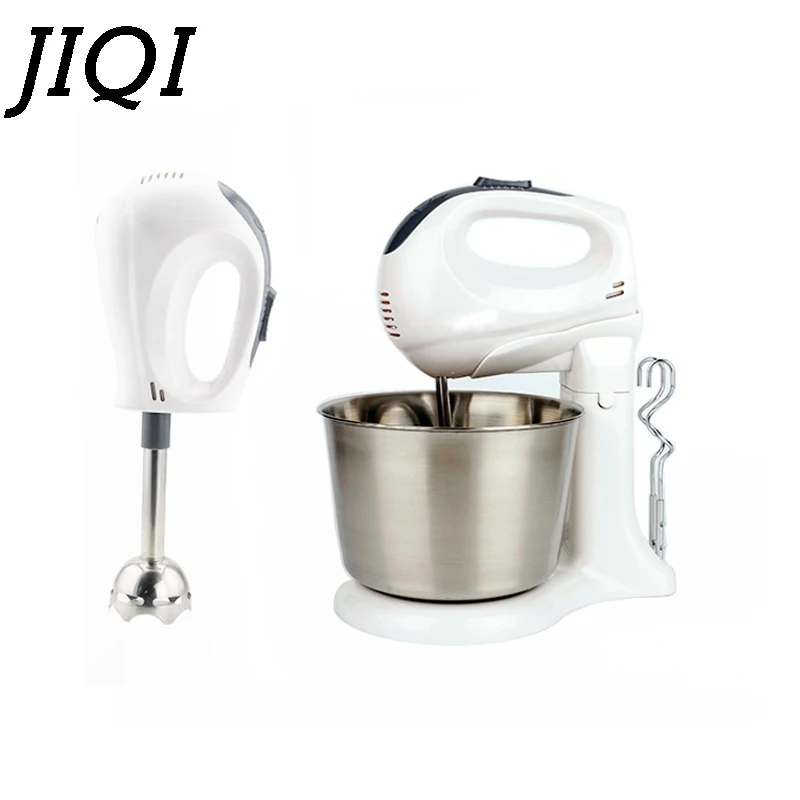 

JIQI 7 Speed Electric Cake Batter Stand Mixer Food Mixing Machine Handheld Mini Whisk Eggs Beater Blender Whipping Cream Dough