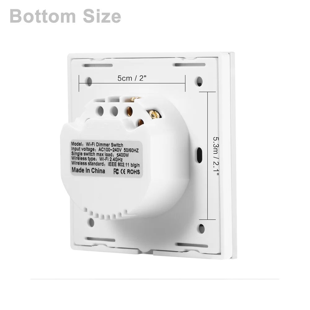 Умный настенный сенсорный светильник Wifi 1 банда стандарт ЕС/Великобритании/США