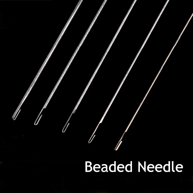 1 шт./лот длинный тонкий бисер игла нить инструмент для рукоделия бисерные