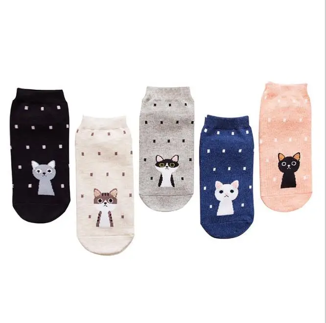 5 пар носки из чесаного хлопка для женщин с животными Косплей shiba Лисья Секретная