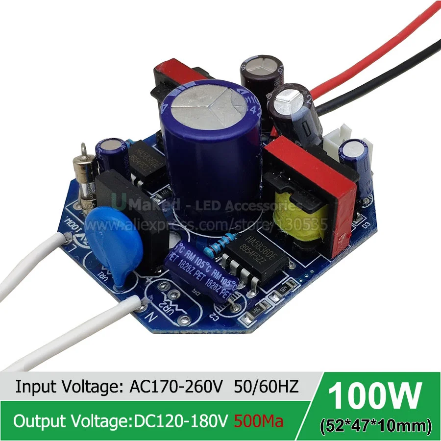 

Светодиодный драйвер 18Вт-100Вт для LED ламп