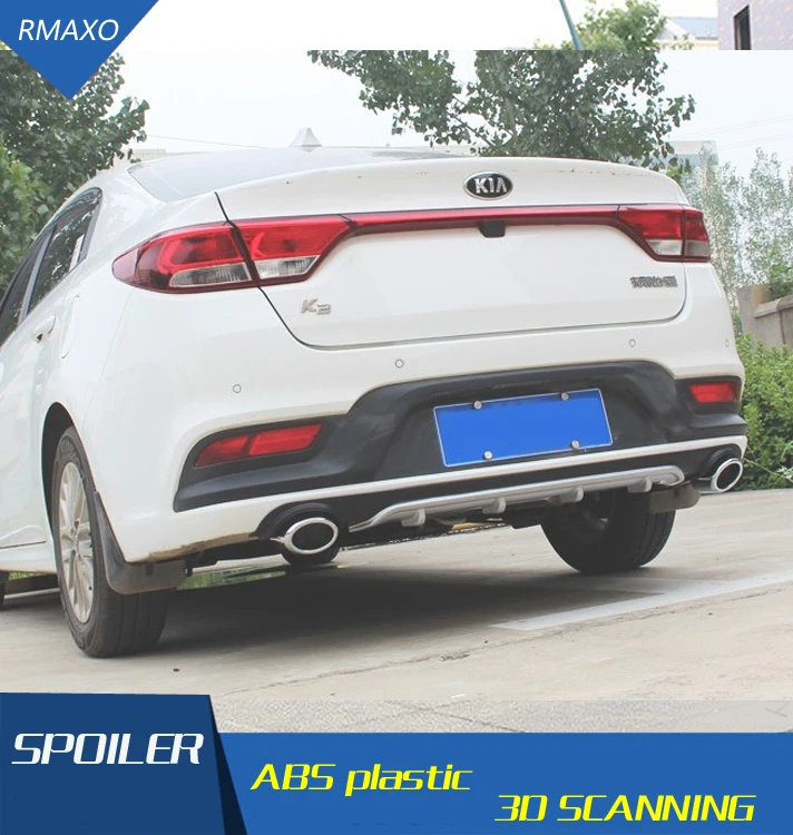 Задний спойлер для k2 задний из АБС-пластика диффузор заднего бампера маленького