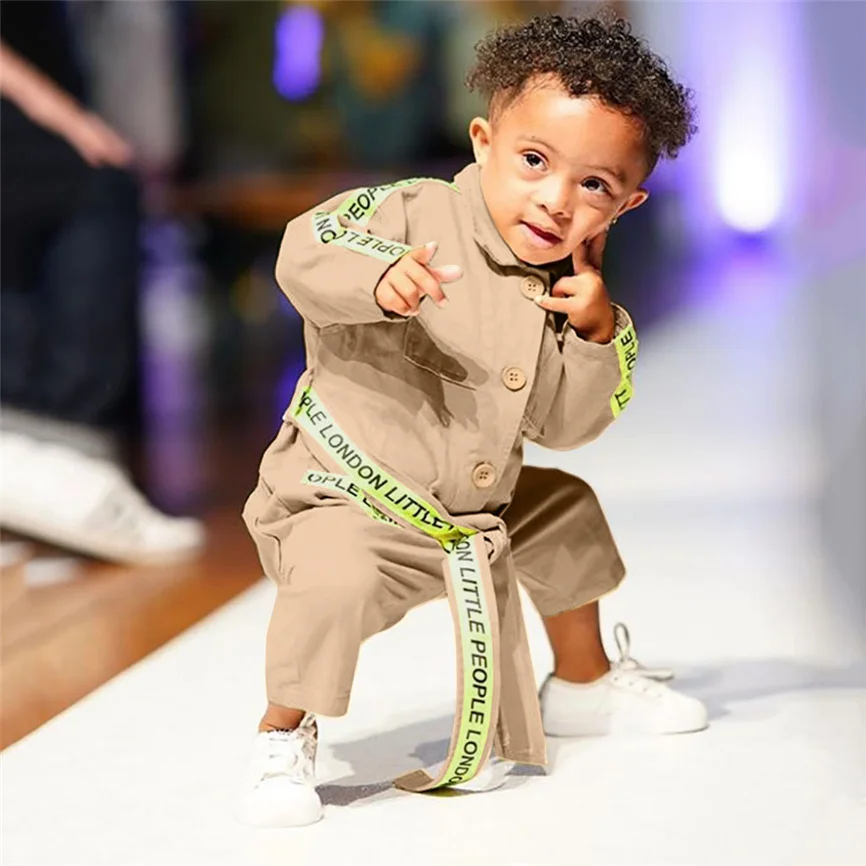 Детская куртка пальто для маленьких мальчиков и девочек с длинным рукавом