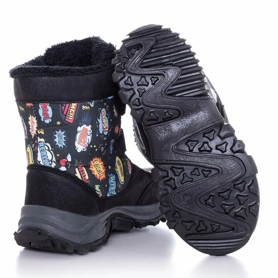 

Children Boots Tonny Black Kids Trekking Boots Tbpop