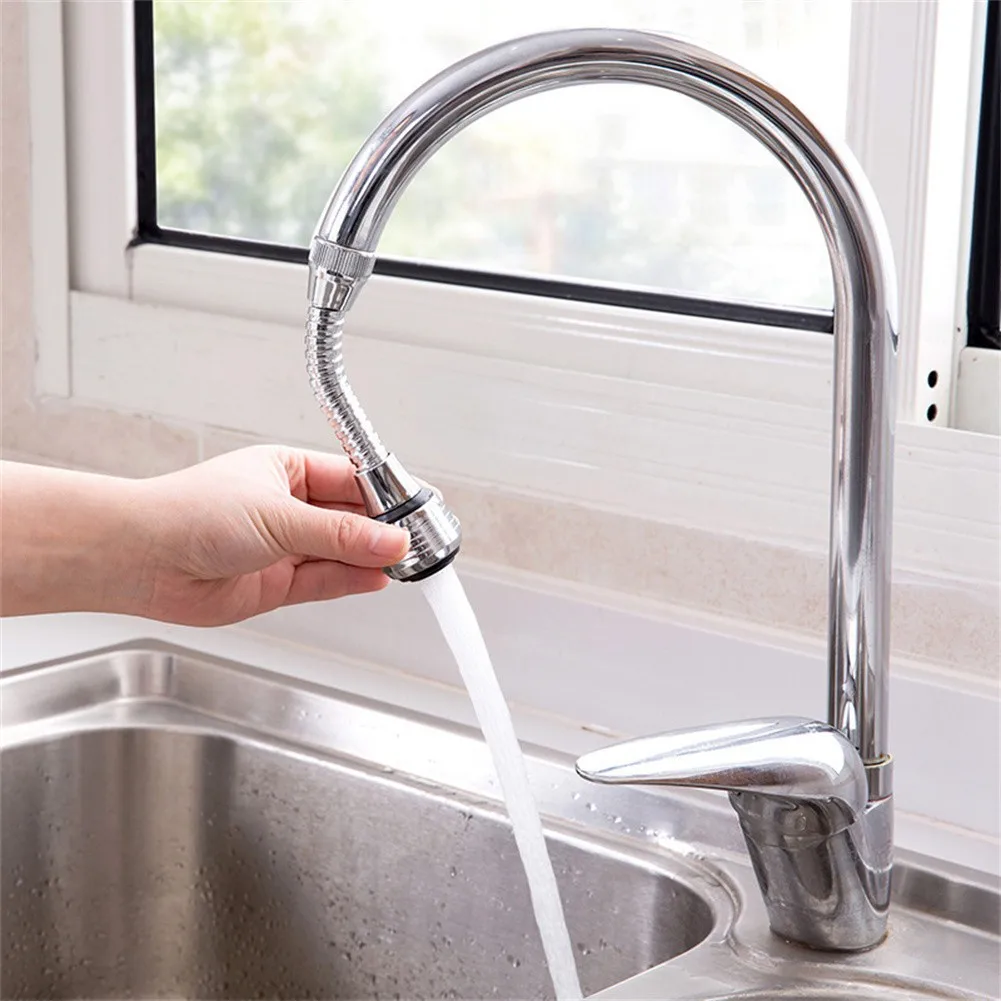 

155*34mm Flexible Bathroom Water Faucet Head Replacement Sprayer Shower Kitchen Shower Spray Sink Tap