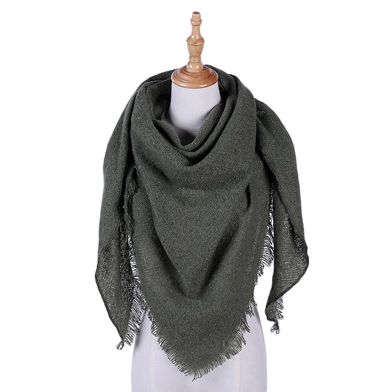 Women Imitate Cashmere Scarf And Shawl Winter For Womens Blanket Warm Support | Аксессуары для одежды