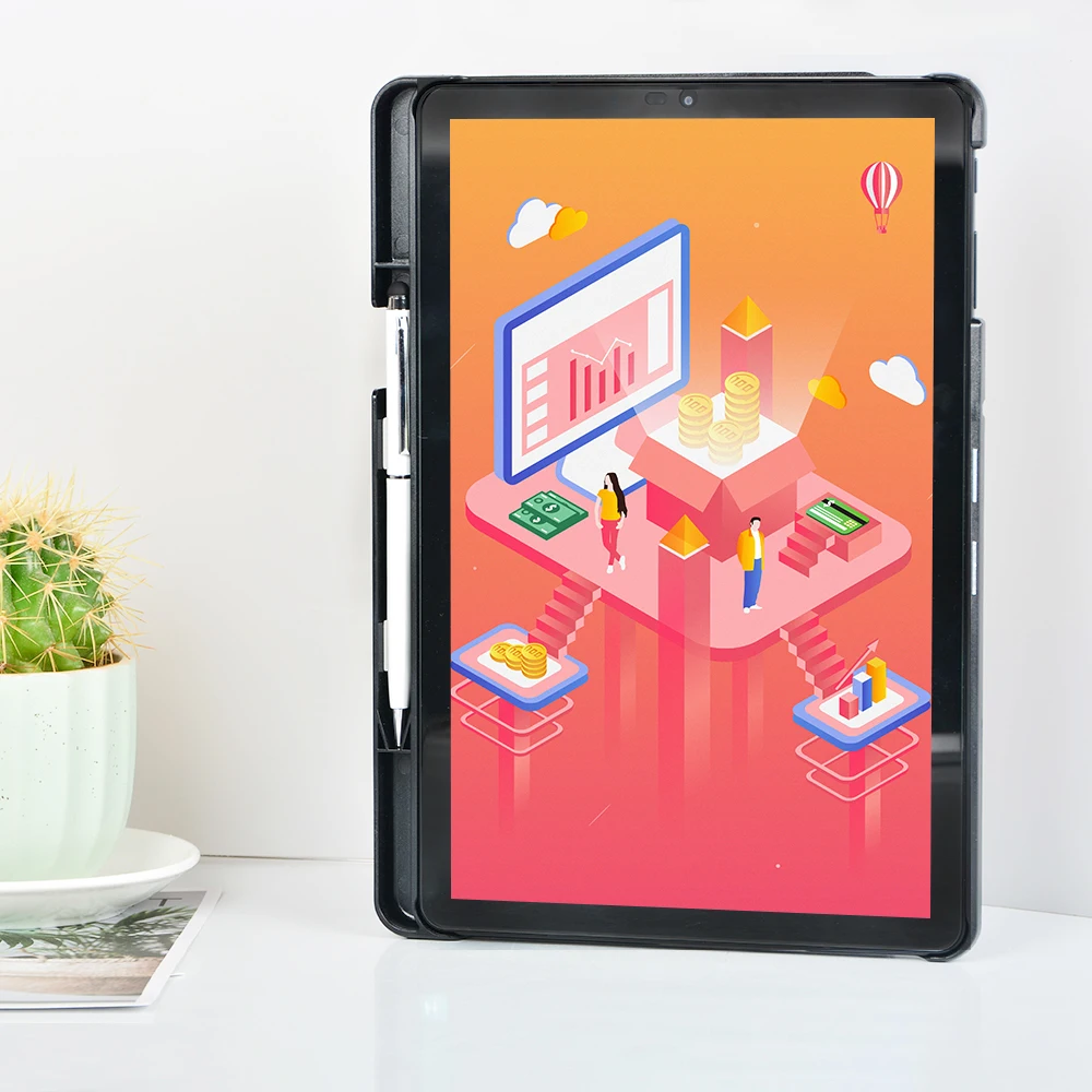 Ходунки Тонкий чехол для samsung Galaxy Tab S4 T830 T835 SM-T835 SM-T835 10,5 ''планшет( выпущен) защитная кожа+ стилус+ пленка