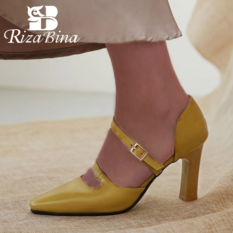 RIZABINA/большие размеры 32-46 2020 г. Новое поступление женские босоножки летние туфли