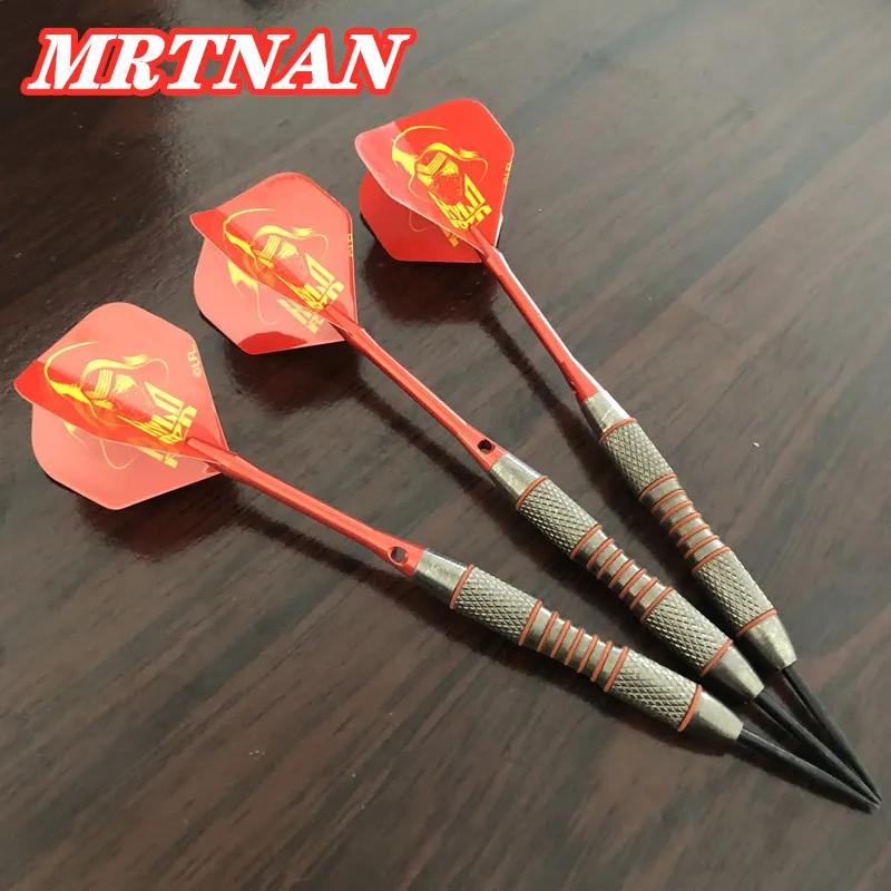 

New 3 pieces/set 21g steel tip darts professional indoor dart set high quality nickel-plated dart barrel aluminum alloy dart rod