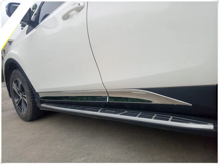 Lsrtw2017 для Toyota Rav4 края машинной двери молдинги на кузов Декоративные интерьерные аксессуары 2005 2006 2007 2008 2009 2010 2011 2012
