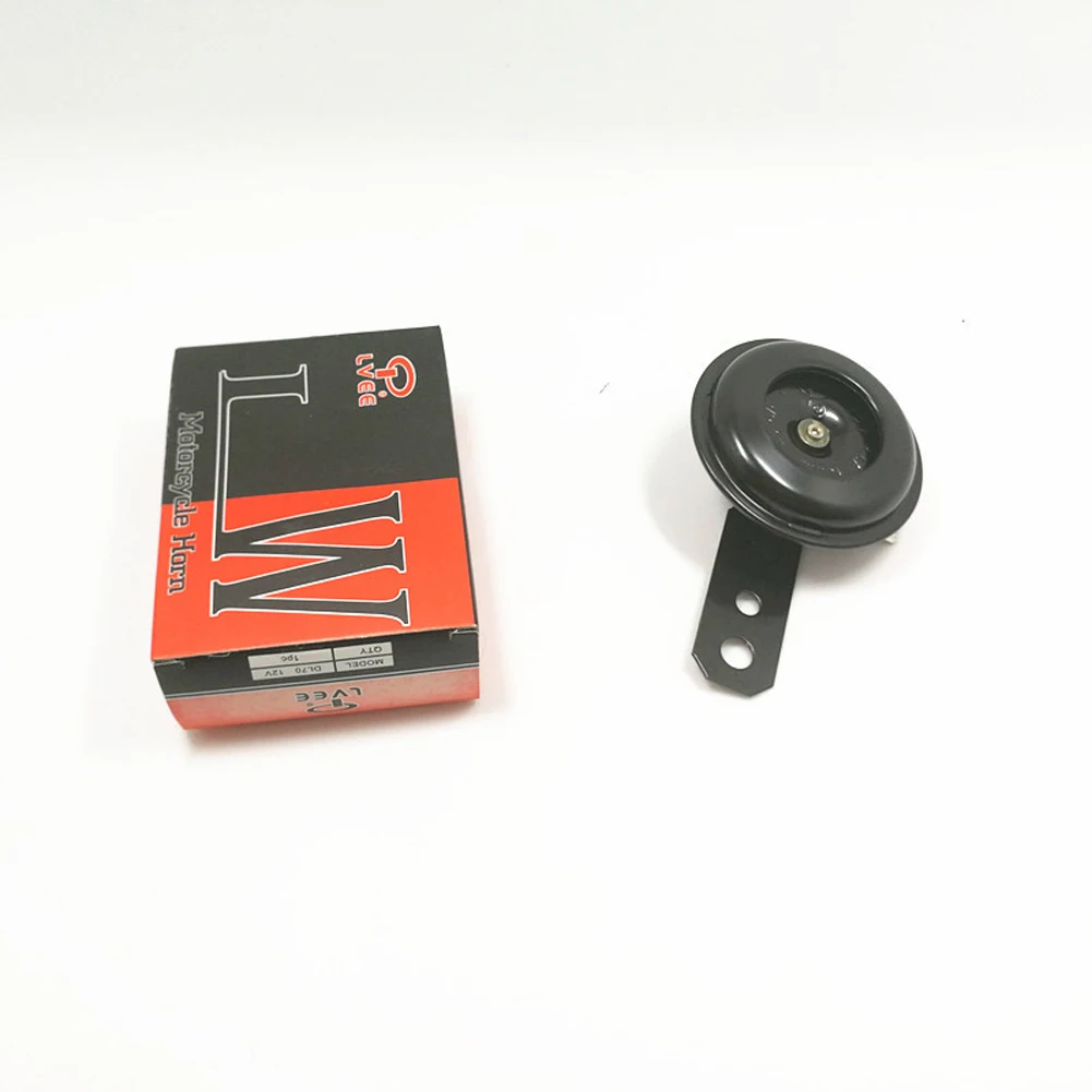 

High Quality Motorcycle Electric Horn kit 12V 1.5A 105db Waterproof Round Loud Horn Speakers for Scooter Moped Dirt Bike ATV