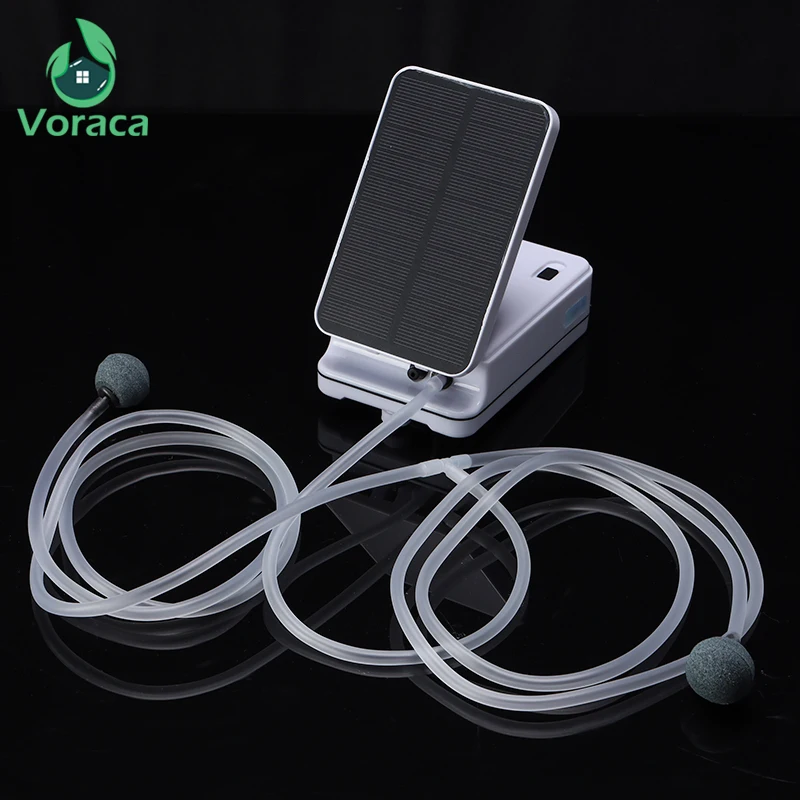 

Aquarium Oxygen Pump Portable Solar Powered Air Pump Rechargeable Battery Pond Aerator Outdoor Fishing Fish Tank Water Pump