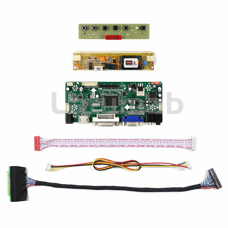 Плата управления монитором Latumab для ЖК дисплея LM190WX1(TL)(L1) HDMI DVI VGA светодиодный