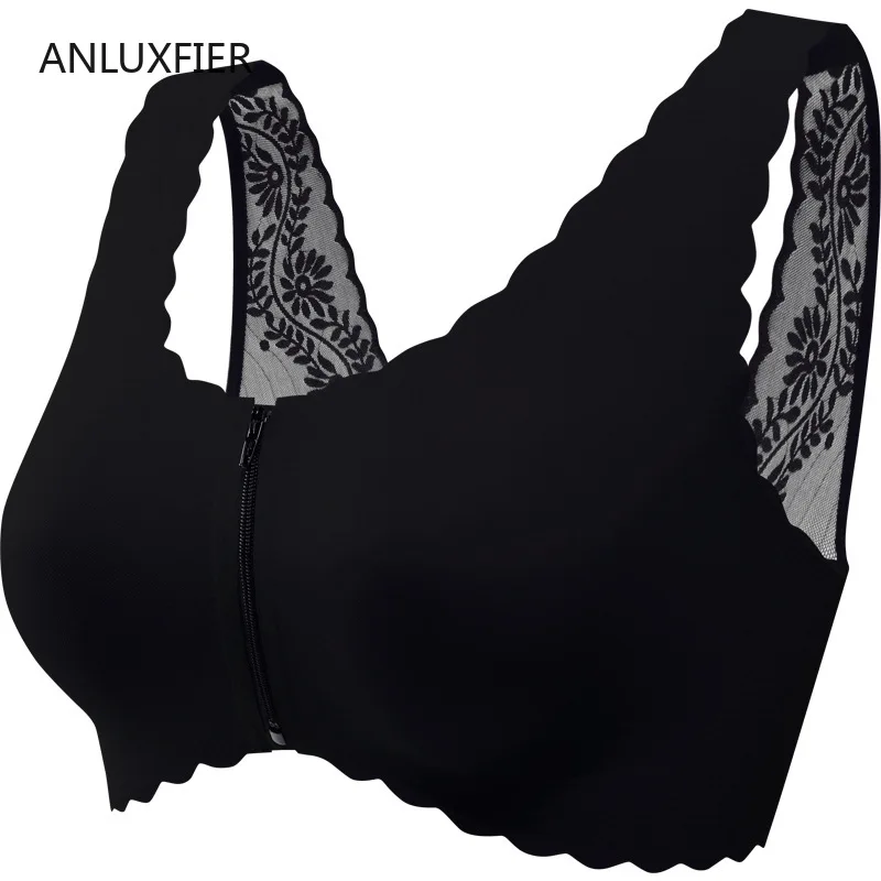 H9692 Women Special Bra Underwear Without Steel Ring After Breast Cancer Surgery Comfortable Gathering Embroidery Bras Lingerie