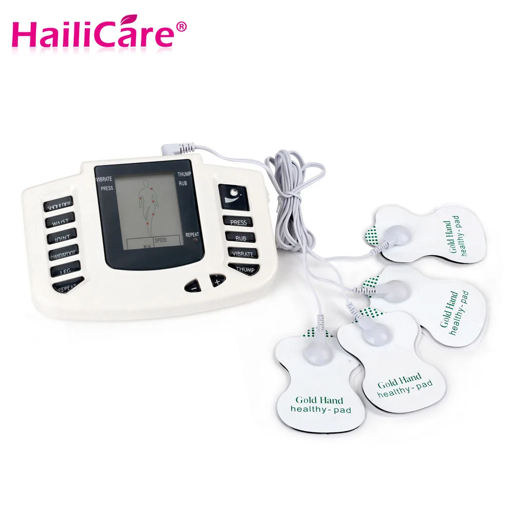 

EMS Body Electrical Muscle Stimulator Tens Acupuncture Slimming Massager 16 Pads Digital Therapy for Back Neck Foot Health Care