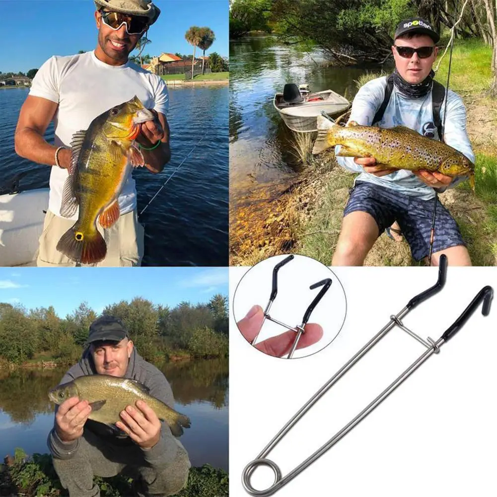 

Portable Fish Mouth Spreader Steel Fish Jaw Spreader Fish Fishing Tools Mouth Fishing Opener Device Decoupling F6c0