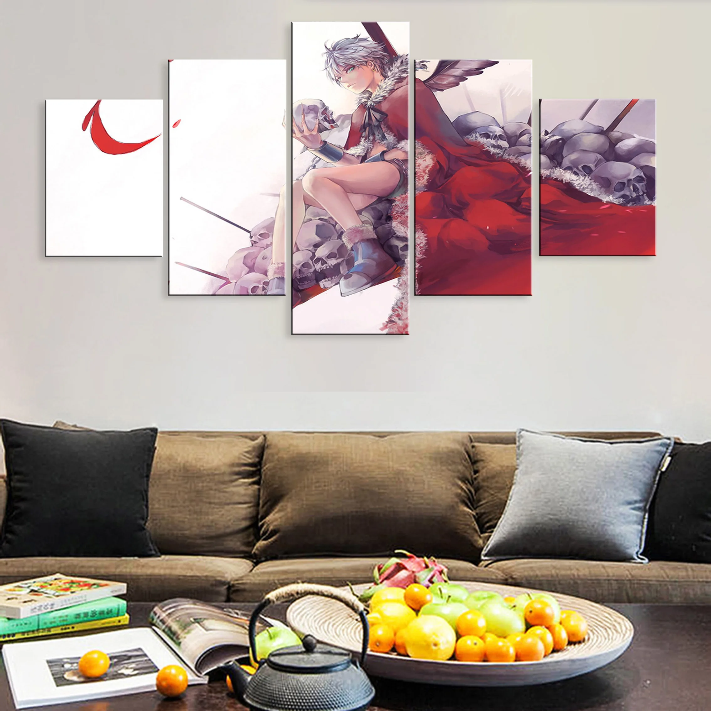 

Art Hd Home Decoration Pictures 5 Pieces Poster Canvas Paintings Wall Decor Anime HUNTERHUNTER