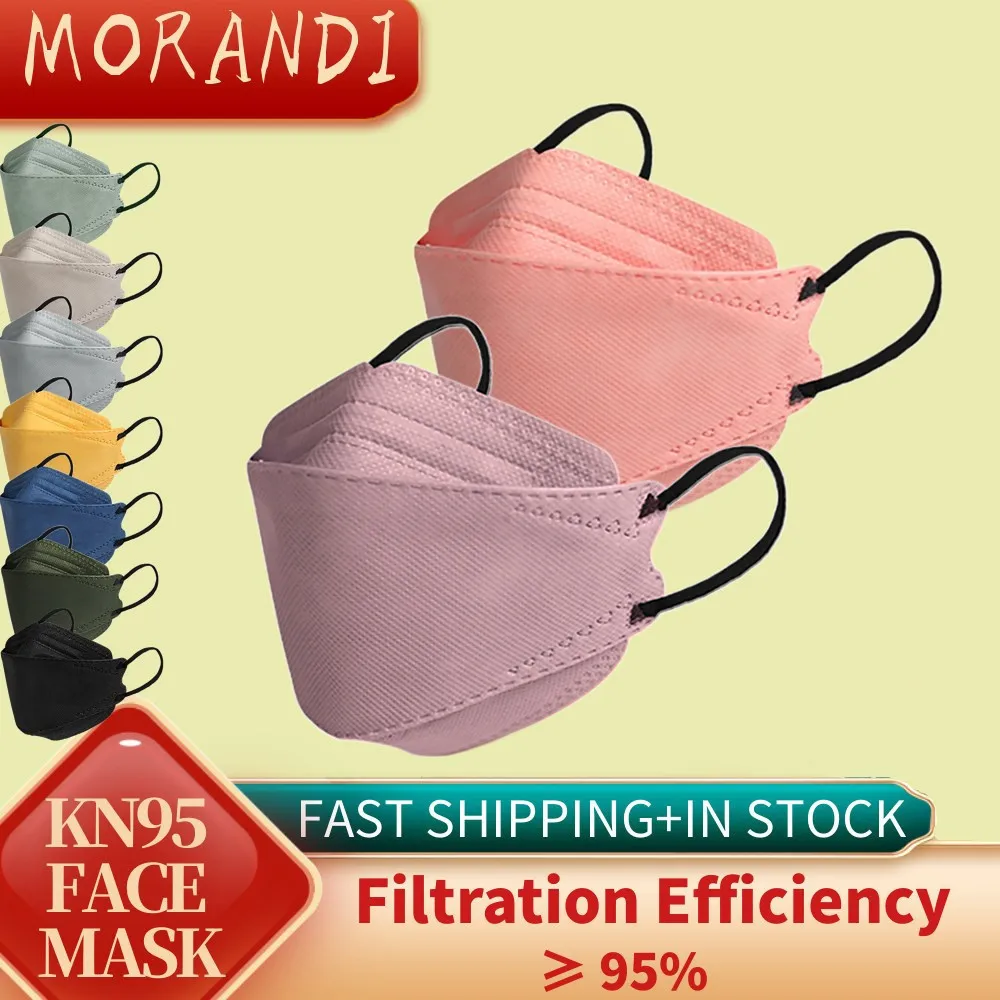 Approved FFP2 Mask Europe CE Morandi Colores Mascarilla KN95 o 4 Layers FFP2Mask Mascarillas FPP2 FP2 Masque FFP 2