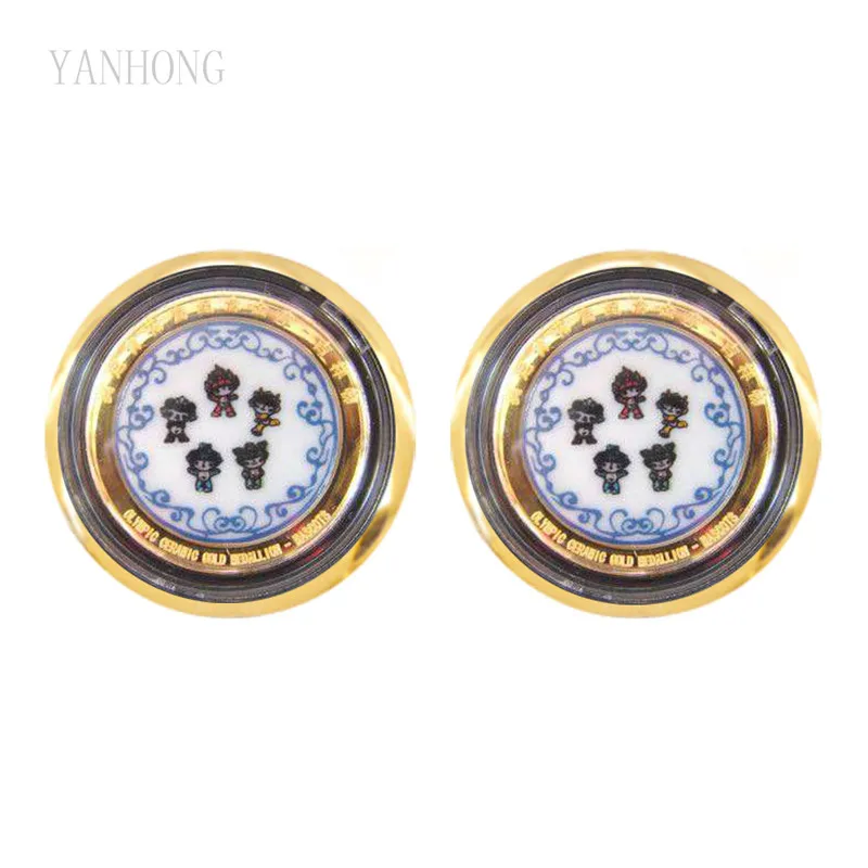 

Popular jewelry China blue and white porcelain earrings, Crystal Dome, China blue and white porcelain picture fashion girl jewel