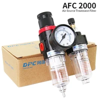 afc2000 oil water separator regulator trap filter airbrush air compressor pressure regulator reducing valve afr2000al2000 g14