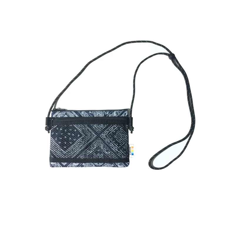 

Japanese Style Brand Shoulder Bag Unisex Jean Cloth Phone Pack Cashew Flower Men's Crossbody Bag Messenger Bags For Men Handbags