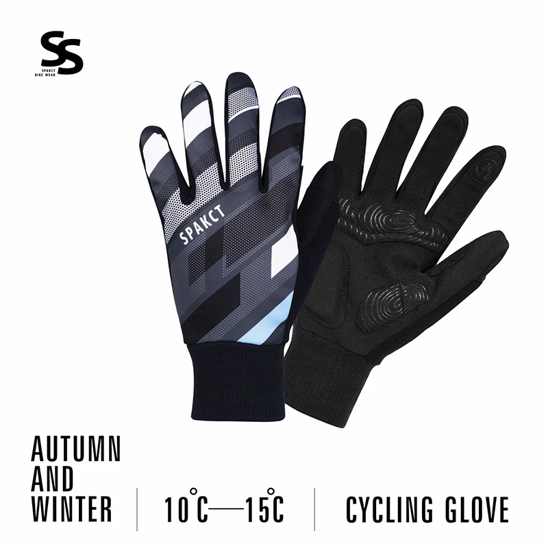 Перчатки для велоспорта мужчин и женщин с сенсорным экраном теплые вождения