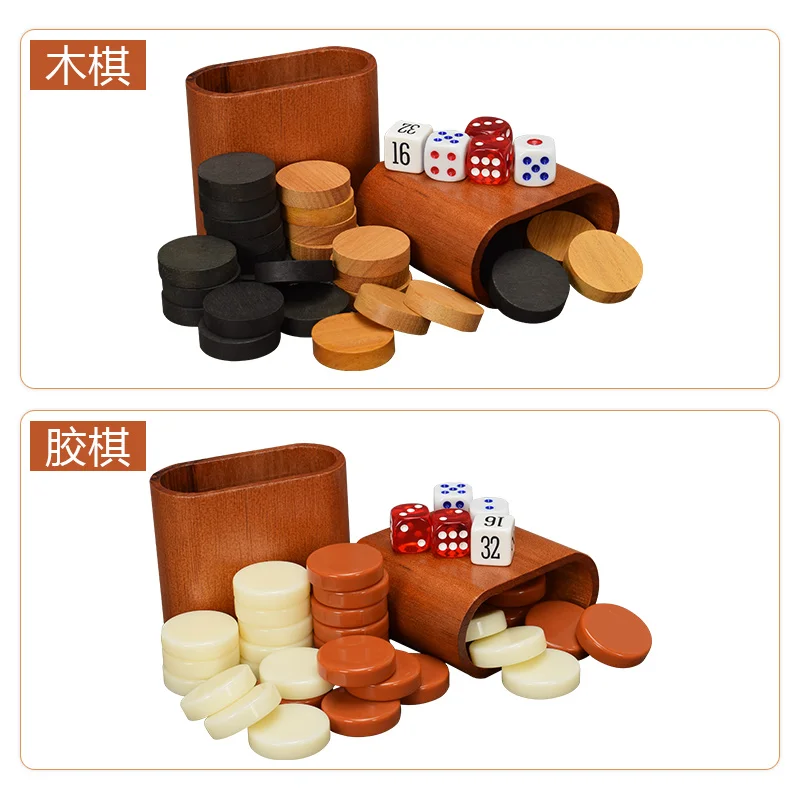 Высококачественный деревянный баккарат шахматы и набор нард 17-19 дюймов нарды