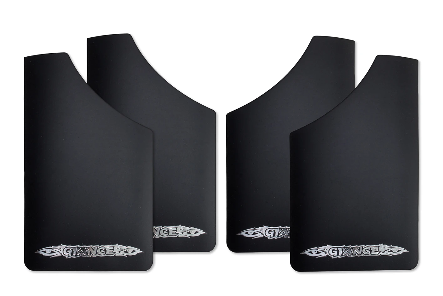 Брызговики универсальные для легковых ЧЕРНЫЙ GLANCE компл 4шт