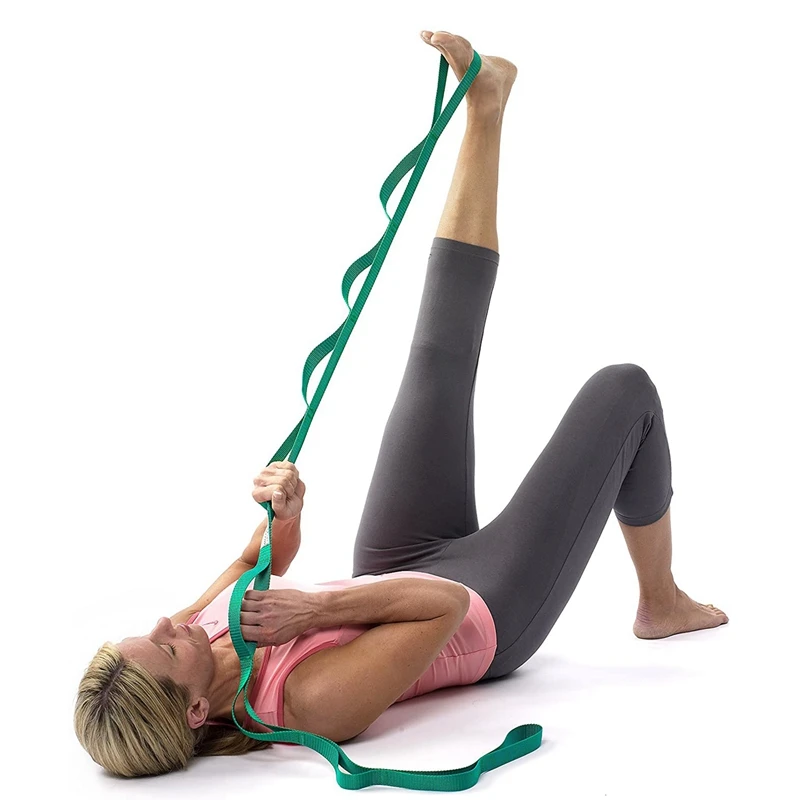 

Fitness Stretch Out Strap Yoga Flexible Loops Pilates Strap Workout Resistance Belt for Physical Training Body Building