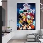 Современный аниме художественный постер картина маслом росписи с цветочным принтом стены Стикеры плакат домашний Гостиная отделки стен