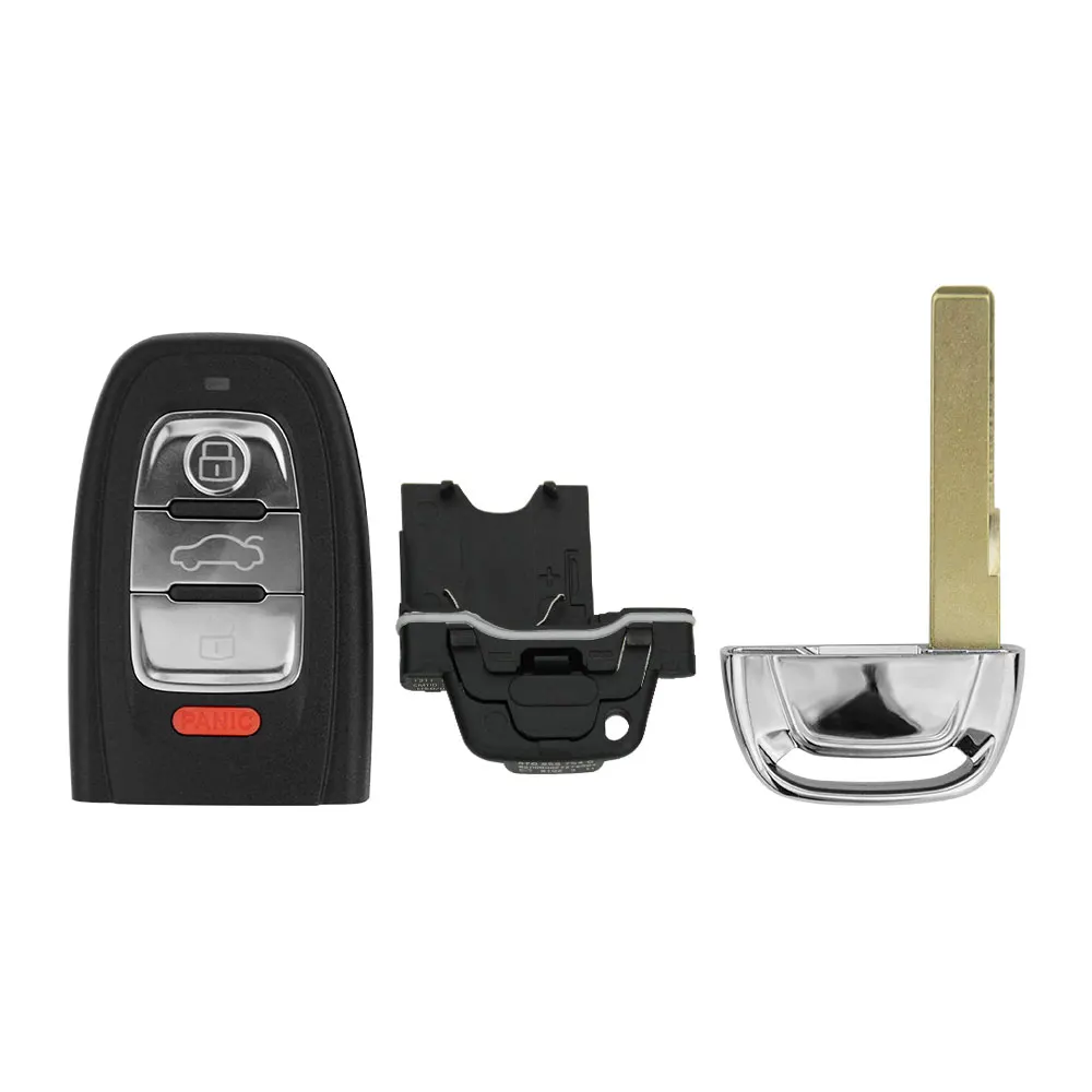 OkeyTech 3/4 Buttons Replacement Remote Control Car Key Shell Cover For Audi A4L A6L Q5 A5 754C / 754G With Uncut Blade FOB | Автомобили и