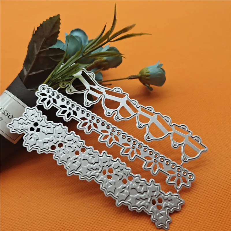 

Lace Stripe Metal Cutting Dies for Scrapbooking Handmade Tools Mold Cut Stencil New DIY Card Make Mould Model Craft Decoration