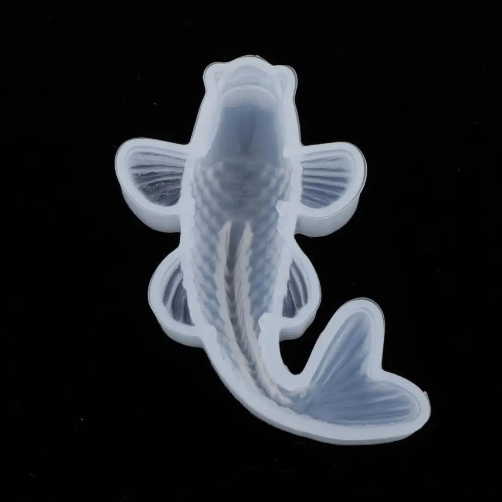 

Cake Chocolate Mould Jelly Clear 3D Koi Mold DIY Silicone Crafts