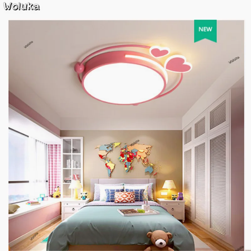 Потолочный светильник для детской комнаты в форме сердца светодиодный