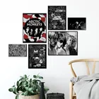 Постеры и печатные картины на холсте с изображением обезьяны арктической группы музыки на стене абстрактный декоративный домашний декор