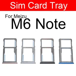 Держатель лотка для sim-карты для Meizu Meilan Blue Charm M6 Note M6Note M721l Sim SD адаптер для карты памяти запасные Запасные Запчасти